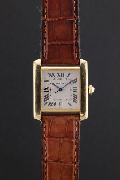 CARTIER 
Tank Française Grand Modèle
Réf...