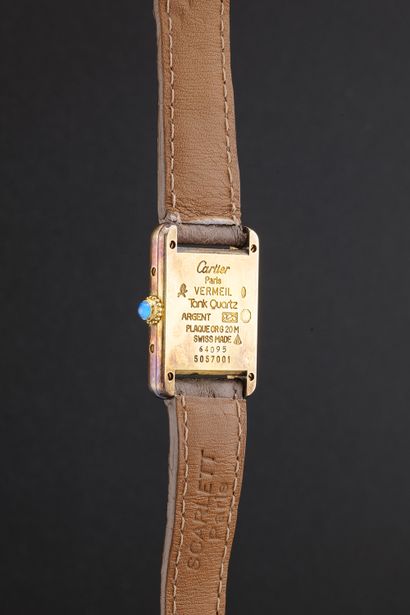 CARTIER
Tank Must
Réf : 5057001
Vers : 1990.
Boîtier...