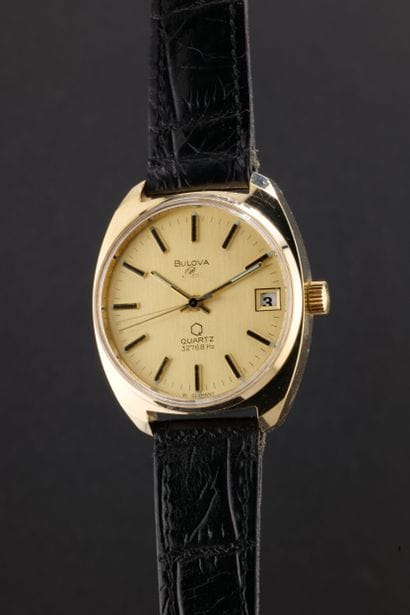 BULOVA
Ref : 21579
Circa: 1975.
Case: gold-plated...