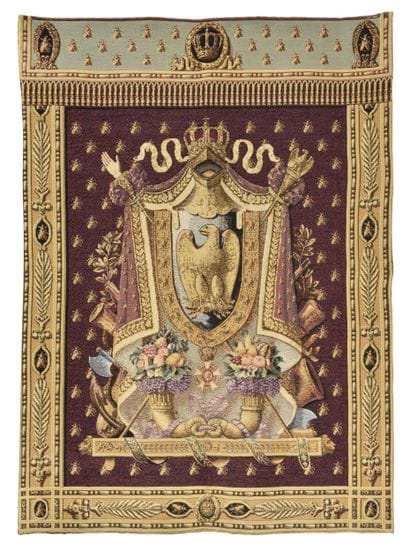 Tapisserie
moderne aux grandes armes de l’Empereur...