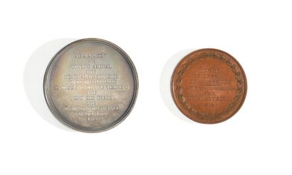 Médaille en argent au profil de Jérome Napoléon...