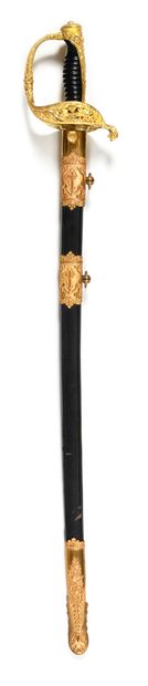 Fine quality naval officer's saber,
model...