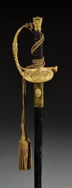 Deluxe model 1817 infantry officer's sword.
Horn...