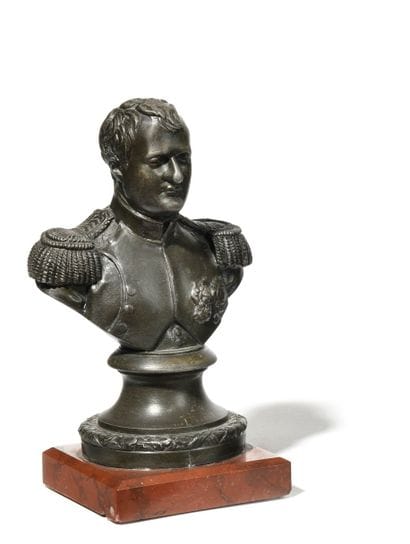 Buste de l'Empereur Napoléon Ier
en laiton...