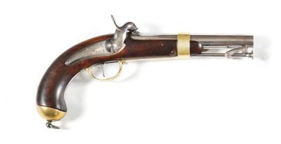 Marine pistol
percussion model, engraved...