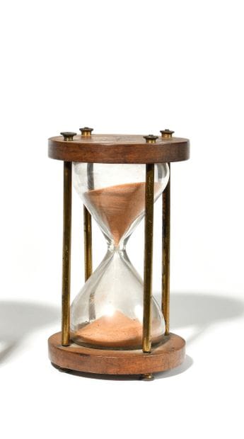 Hourglass
30-minute wooden hourglass with...