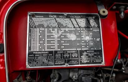1963 FACEL VEGA FACELIA F2 B 
•	Châssis N°...