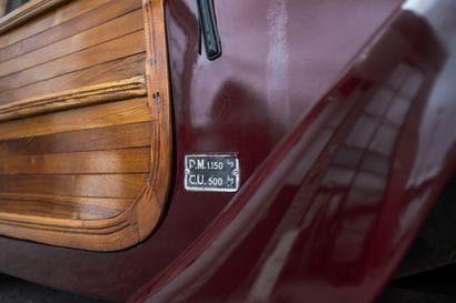 1949 PEUGEOT 202 UH Canadienne
Sans réserve
•ERRATUM...