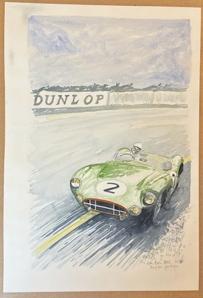 Dessin original aquarellé de Jean-Marie Guivarc’h...