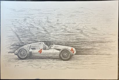 Dessin original aquarellé de Jean-Marie Guivarc’h...