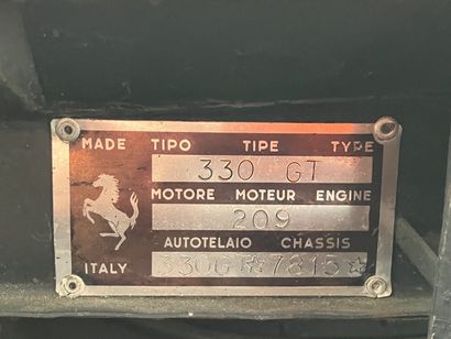 1965 Ferrari 330 GT 2+2
SANS RESERVE
Châssis...