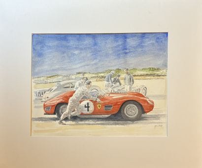 Dessin original aquarellé de Jean-Marie Guivarc’h...