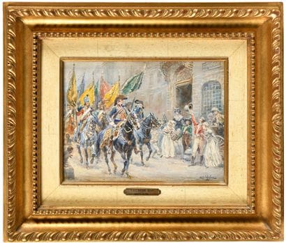 Alphonse LALAUZE (1872-1941)
Colonel MURAT...