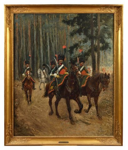 Georges SCOTT (1873-1942)
Chasseurs à cheval...