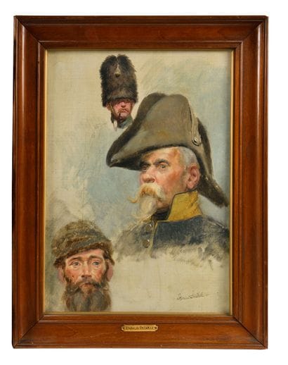 Edouard DETAILLE (1848-1912).
Facial study...