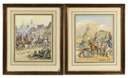Maurice TOUSSAINT (1882-1974)
Hussars on...