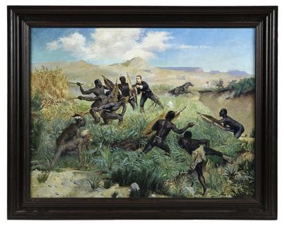 Paul JAMIN, after.
Zulu Attack on the Imperial...