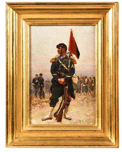 Alphonse de NEUVILLE (1835-1885).
Marine...