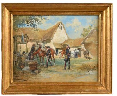 Georges SCOTT (1873-1942)
Lancers bringing...