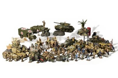 King Country
World War II.
Set of 59 (vehicles,...