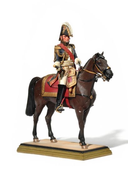 Georges FOUILLÉ (1909-1994)
Marshal Soult
Polychrome...