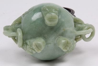 CHINA, 20th CENTURY
Serpentine-covered tripod...