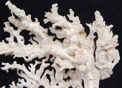CHINA, 20th CENTURY
White coral group with...