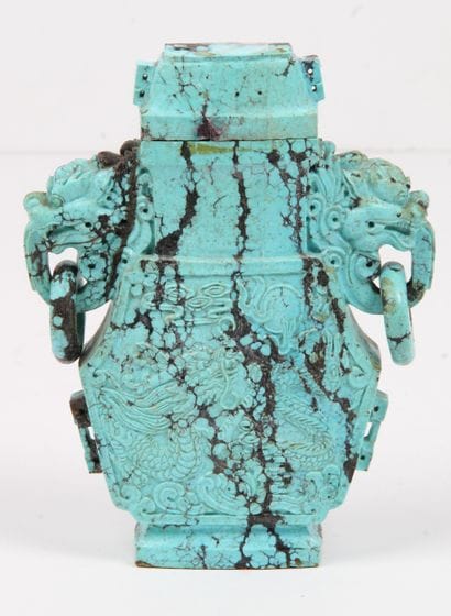 CHINA, 20th CENTURY
Flattened Hu-shaped covered...