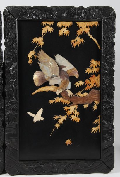 JAPAN, CIRCA 1930-1940
Two horizontal panels...