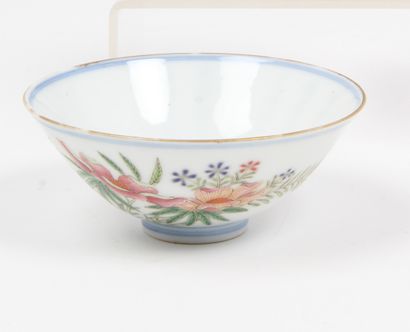 CHINA, 20th CENTURY
Porcelain and polychrome...