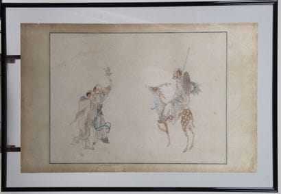 CHINA, LATE 19th CENTURY
Two pendant paintings...