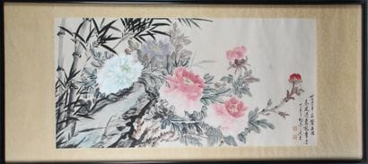 CHINA, 20th CENTURY
Large horizontal painting...