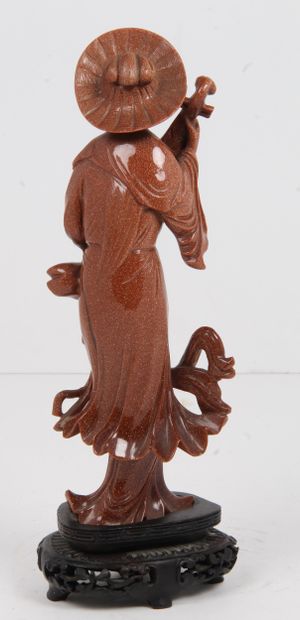 CHINA, 20th CENTURY
Aventurine subject representing...