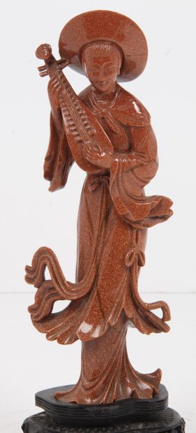 CHINA, 20th CENTURY
Aventurine subject representing...