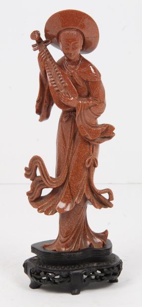 CHINA, 20th CENTURY
Aventurine subject representing...