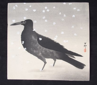 OHARA KOSON (1877-1945)
Lot of seven prints,...