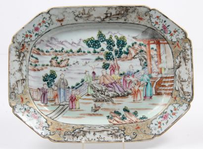 CHINA, INDIA COMPANY, 18th CENTURY
Elongated...