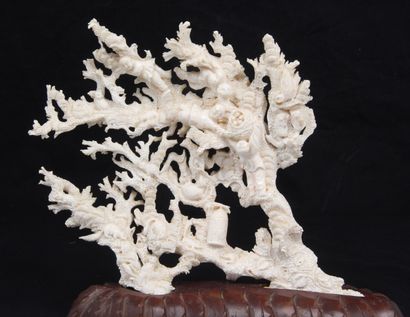 CHINA, 20th CENTURY
White coral group with...