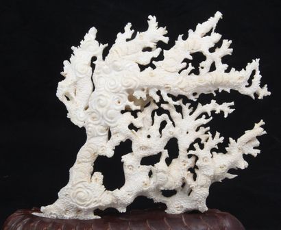 CHINA, 20th CENTURY
White coral group with...