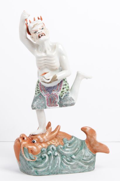 CHINA, 20th CENTURY
Polychrome enameled porcelain...