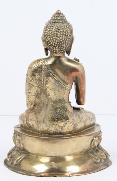 CHINA, 20th CENTURY
Buddha in bronze with...