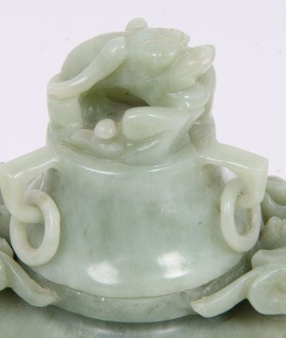 CHINA, 20th CENTURY
Serpentine-covered tripod...