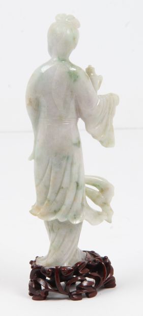 CHINA, 20th CENTURY
White jadeite subject,...