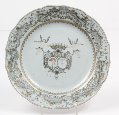 CHINA, INDIA COMPANY, 18th CENTURY
Polylobed...