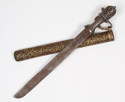 TIBET, 19th CENTURY 
Dagger with straight,...