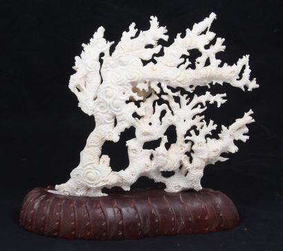 CHINA, 20th CENTURY
White coral group with...