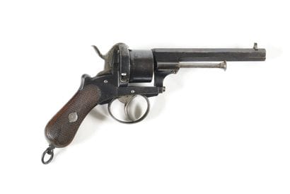 Revolver à broche système Lefaucheux, six...