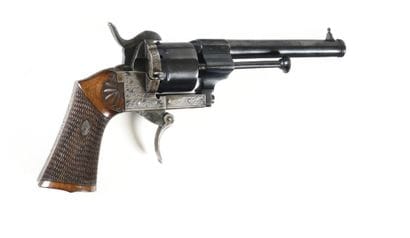 Revolver à broche système Lefaucheux, six...