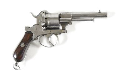 Revolver à broche système Lefaucheux,
six...