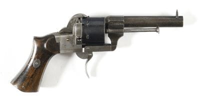 Revolver à broche Lefaucheux, six coups,
calibre...